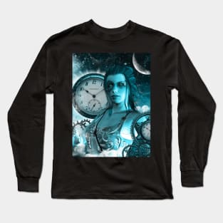 Steampunk lady Long Sleeve T-Shirt